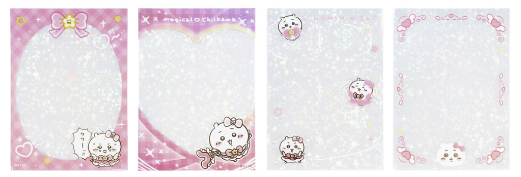 [Pre-order] "Chiikawa" Magical Chiikawa Bad Version Mini Photo Size Blink Blink Clear Sleeve - Chiikawa